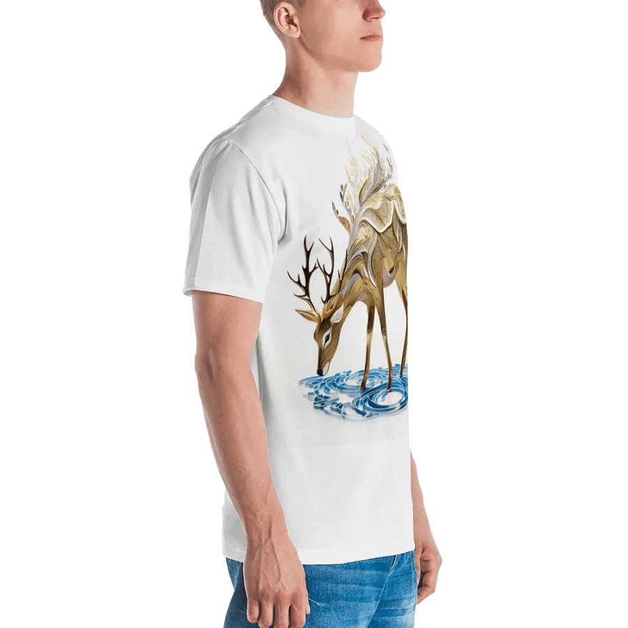 White & Gold T shirt product image (3)
