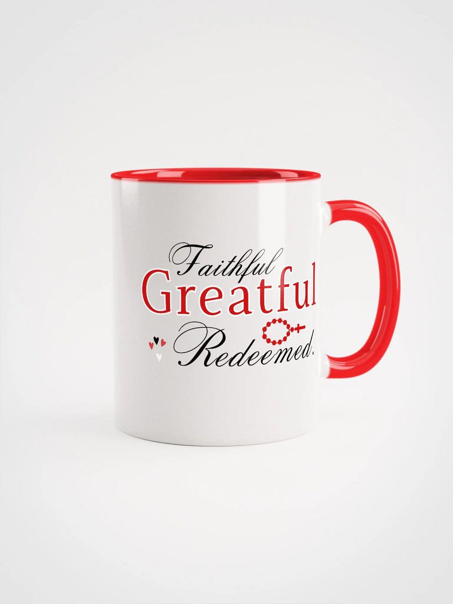 Faithful, Grateful , Redeemed Ceramic Mug product image (1)