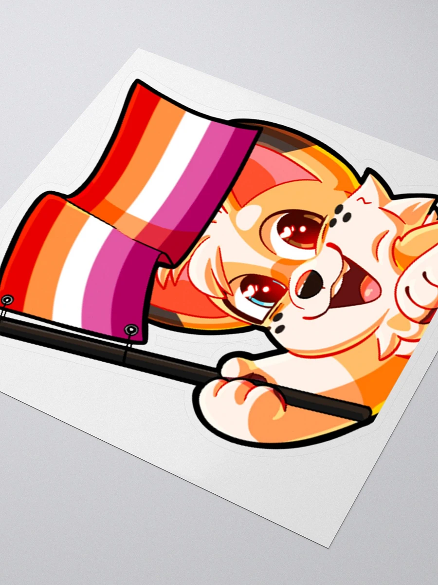 Lesbian Pride Sticker product image (3)