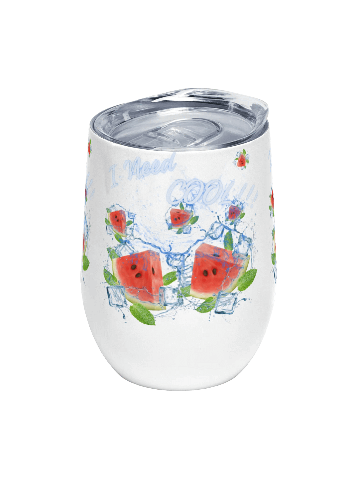 Splash of Cool Wine Tumbler gift for holidays birthdays friends colleagues product image (1)