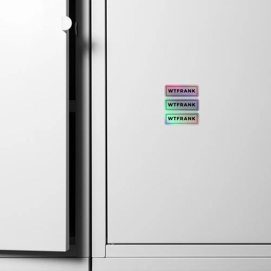 WTFRANK Galactic Holographic Sticker Set product image (4)
