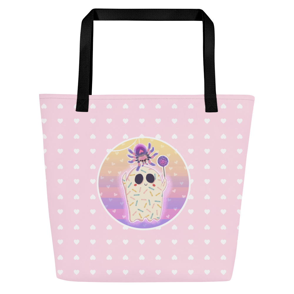 Pastel Little Ghost Spider Pet - Tote Bag product image (3)