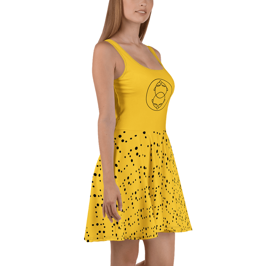 Symmetrical Faces All-Over Print Skater Dress product image (3)