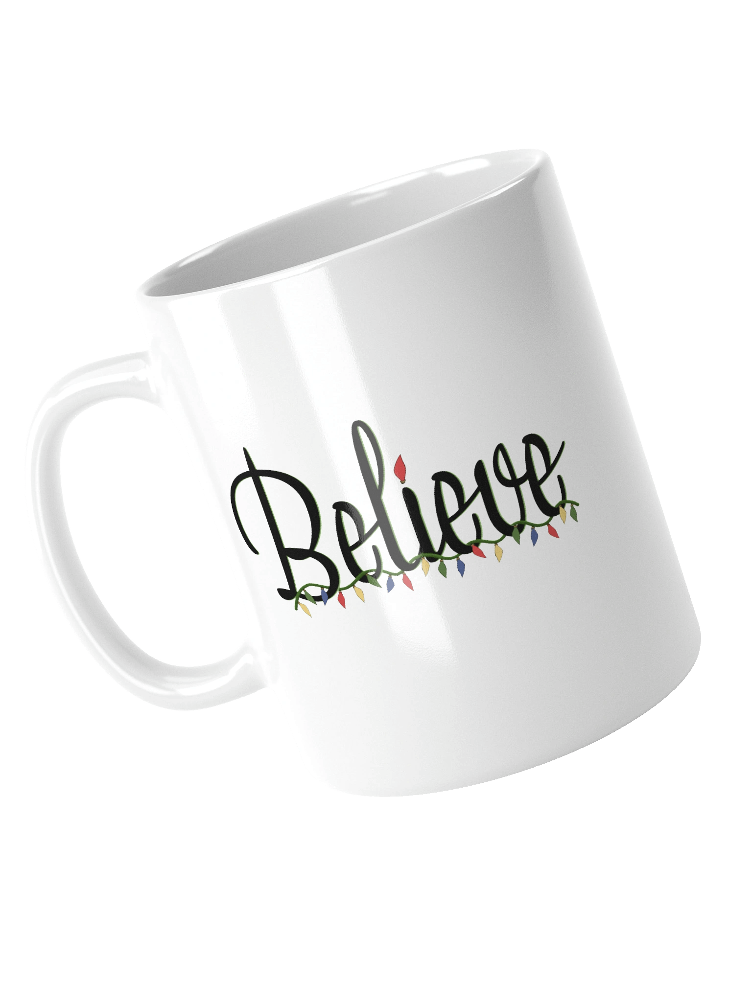 Title: Believe Christmas Mug – Holiday Cheer Coffee Cup – Festive Gift product image (5)