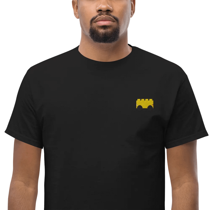 Brick-Car Tee Stitched Yellow