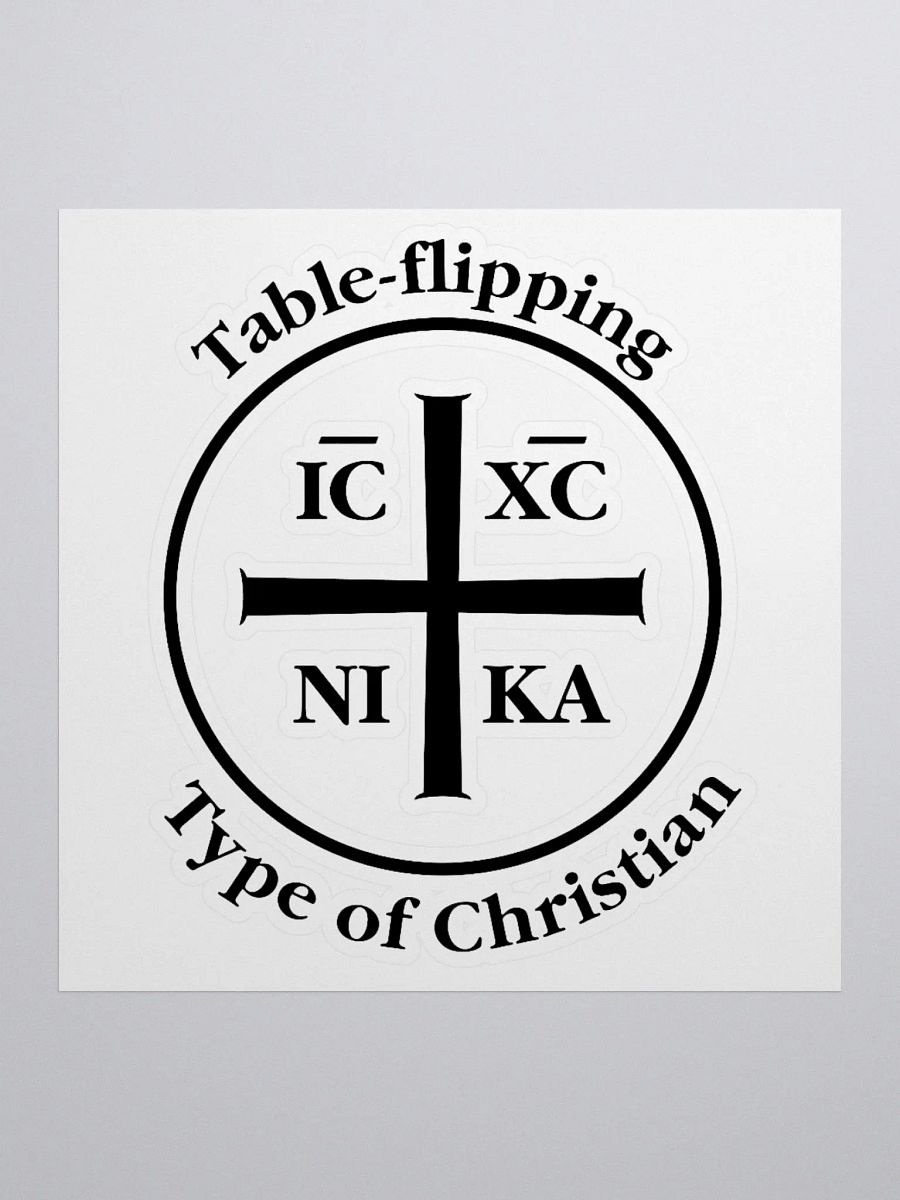 Table Flipper Sticker (Black) product image (2)