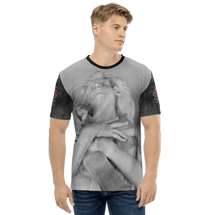 With The Hand On My Cross II Tee product image (1)