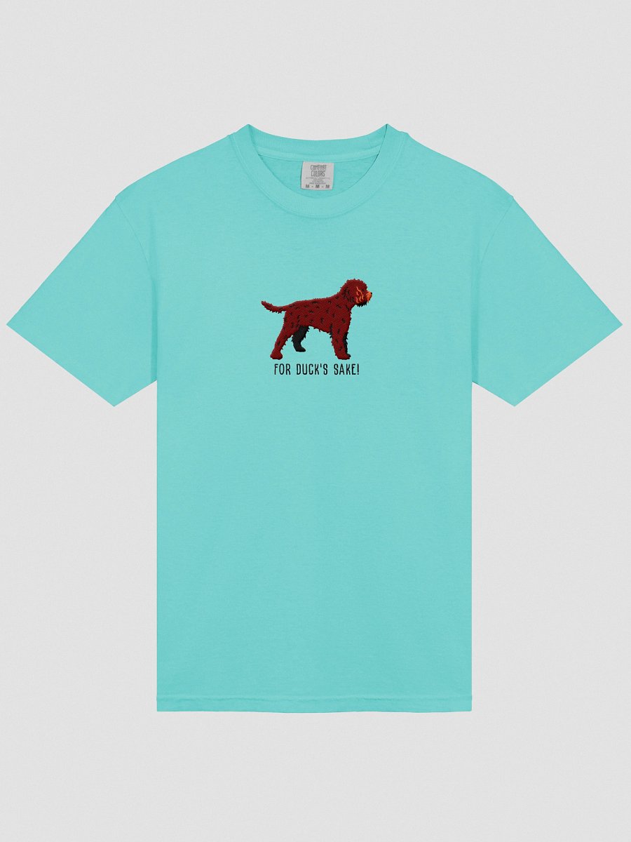 For Duck's Sake! T-Shirt(Embroidered) of a Lagotto Romagnolo(Liver) product image (33)