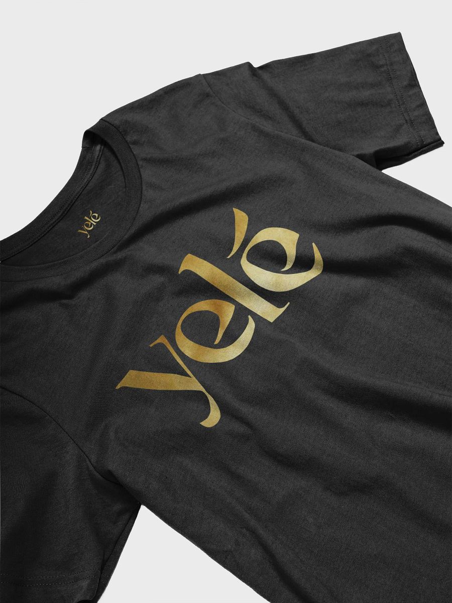 African Royalty Print T-Shirt by Yelé - Afro Fashion with Throne, Rod, Staff, and Crown Symbols product image (3)