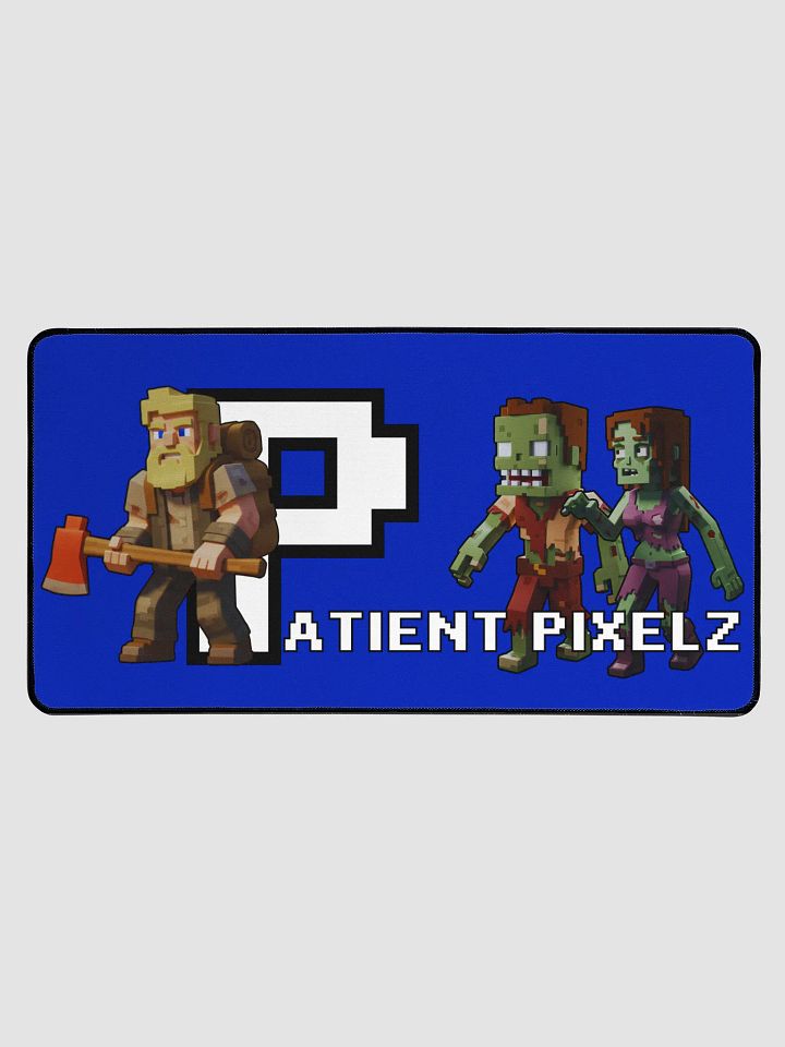 Patient PixelZ P Logo Desk Mat (Blue) product image (1)