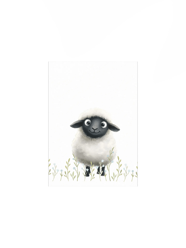 Cute Sheep Farm Nursery Print product image (2)