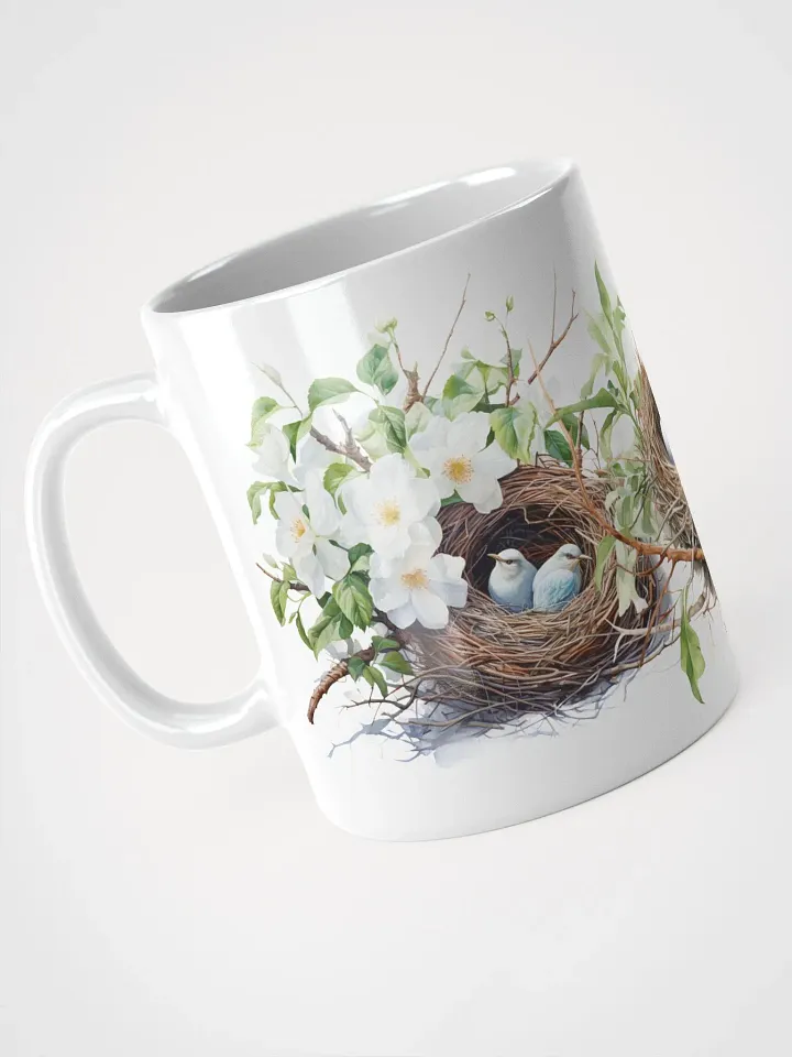 Nesting Birds Glossy Mug product image (2)