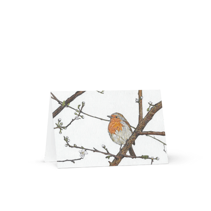 Greetings Card - Robin on Branch product image (1)
