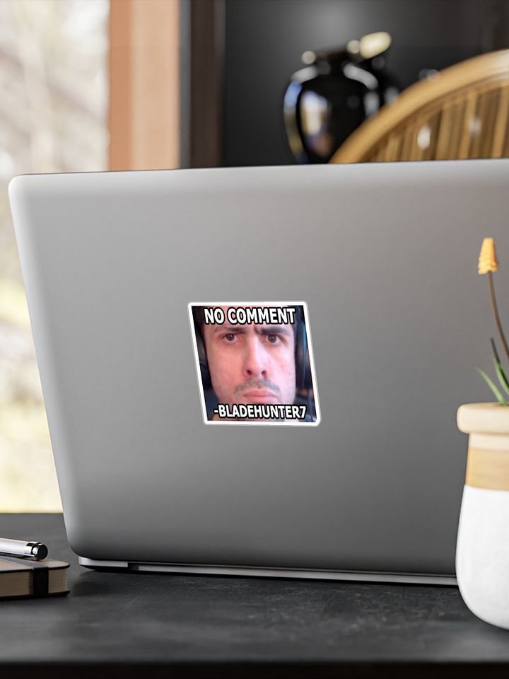(BUNDLE 4 PACK) No Comment Bladehunter7 Sticker 3” x 4” product image (2)