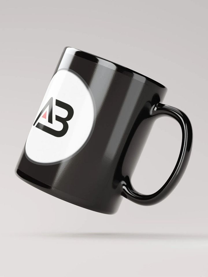 ABVOLLEYBALL Plain Black Ceramic Coffee Mugs for Daily Use Microwave Safe Cylindrical, 325ml product image (5)
