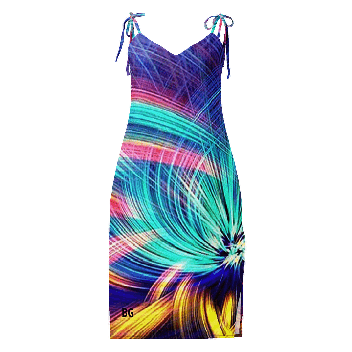 'Spiracles' Midi Chiffon Dress product image (2)