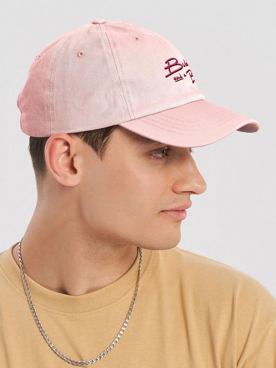 Bubbly and a B*tch shadow design (rose) pastel dad hat product image (14)