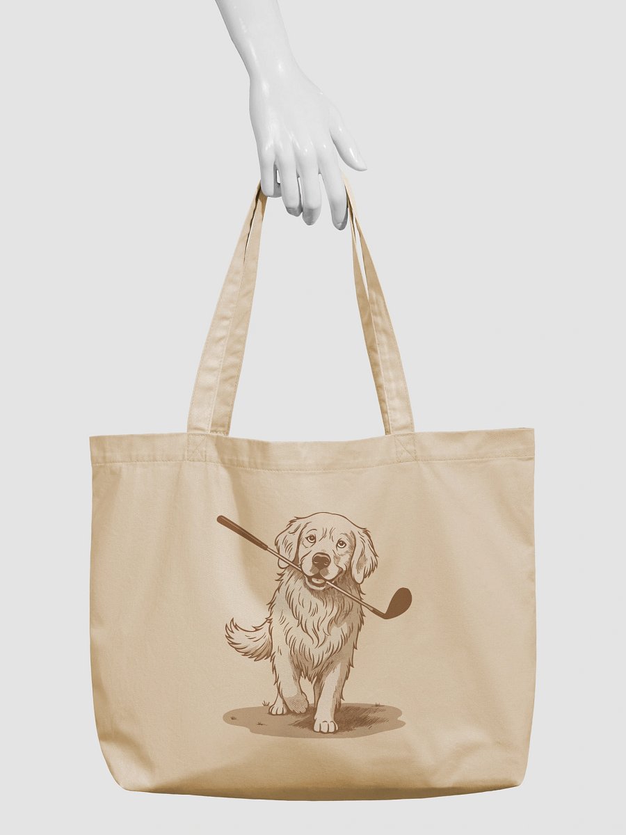 Golf Golden Retriever Eco-Friendly Tote product image (5)