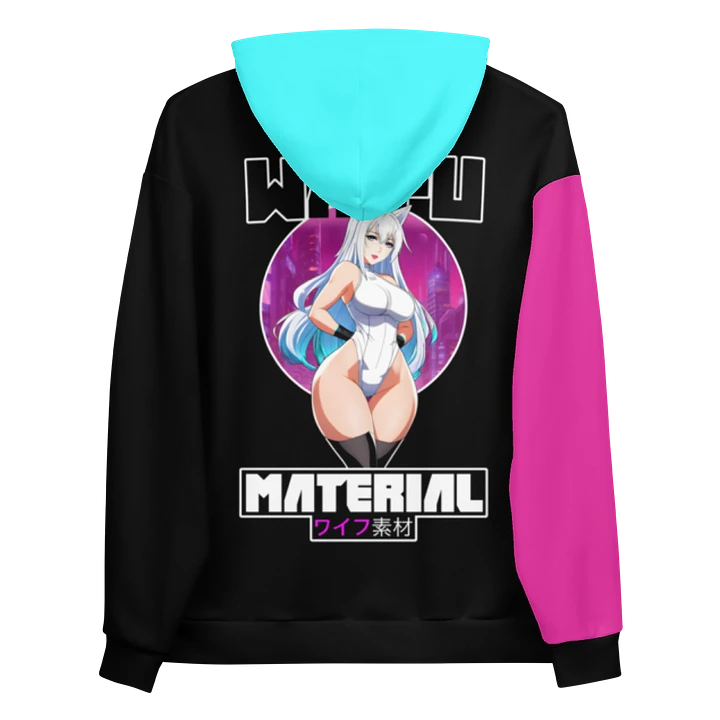 Waifu Material - Hoodie (Black) product image (1)