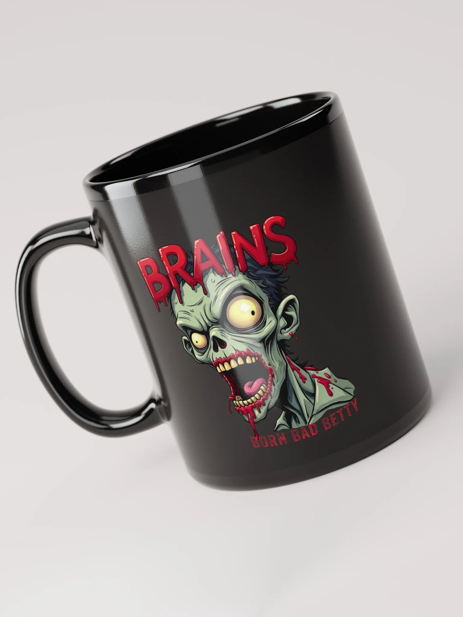 Zombie Brains Black Mug product image (4)