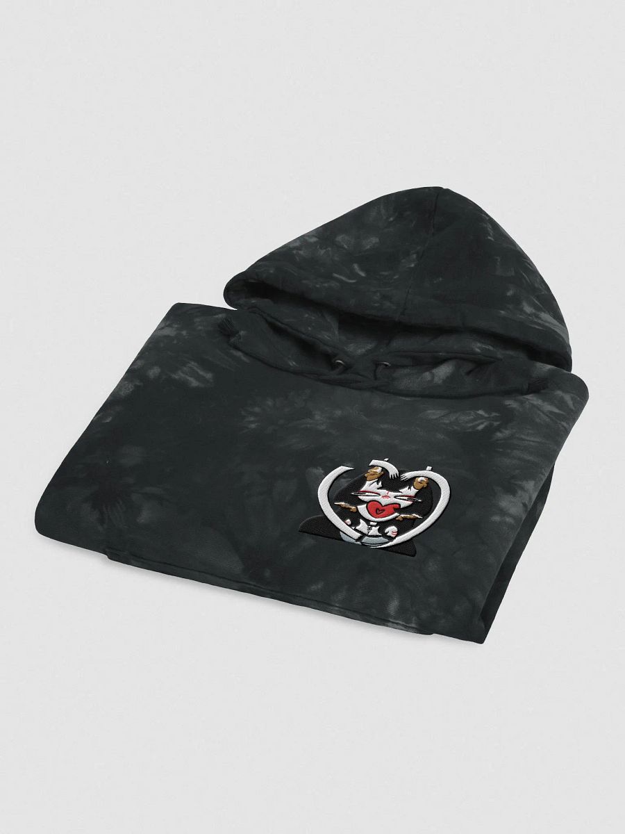 I heart you tie-dye hoodie product image (4)