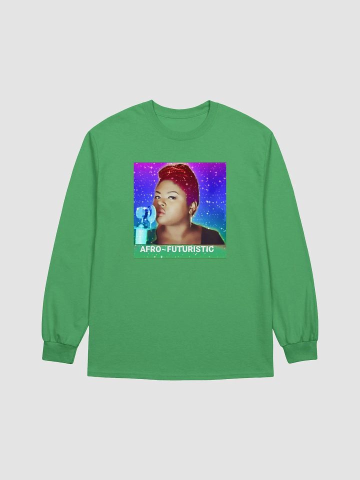 Afro-Futuristic long sleeve green product image (1)