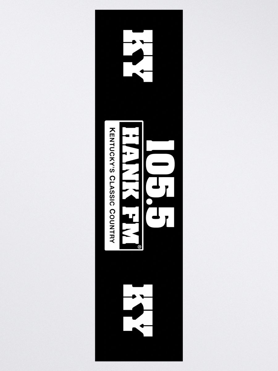 105.5 Hank Bumper sticker product image (3)