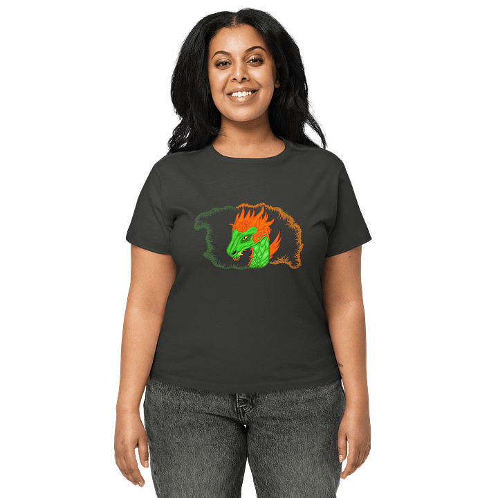 Dragon's Blaze Women's High-Waisted Tee product image (1)