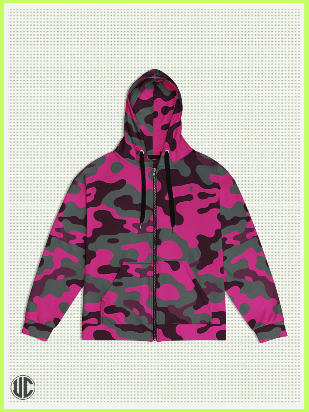 UnkoCon – Savage Woodland Camo Zip Hoodie product image (1)