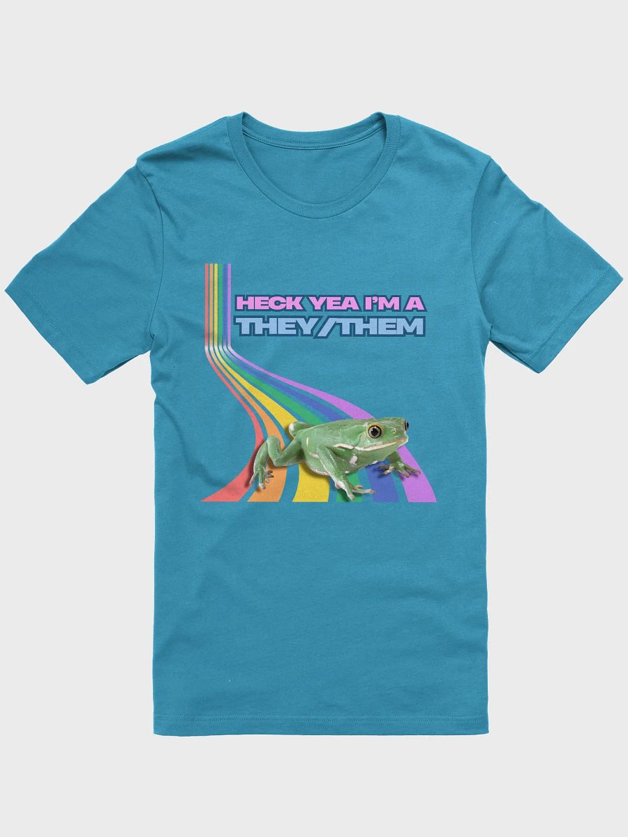 Heck Yea I'm a THEY/THEM (Bella+Canvas Supersoft T-Shirt) product image (1)