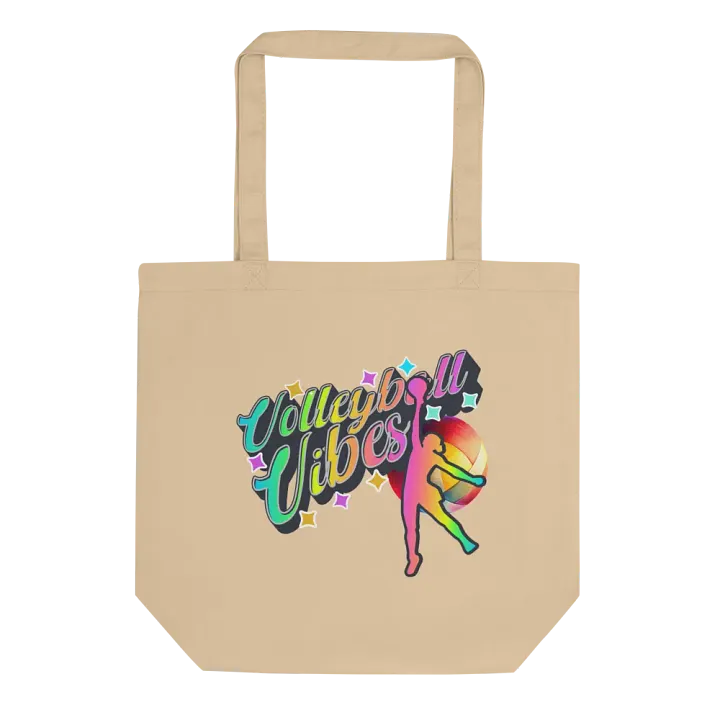 Volleyball Vibes Female Vibrant Tote Bag product image (1)