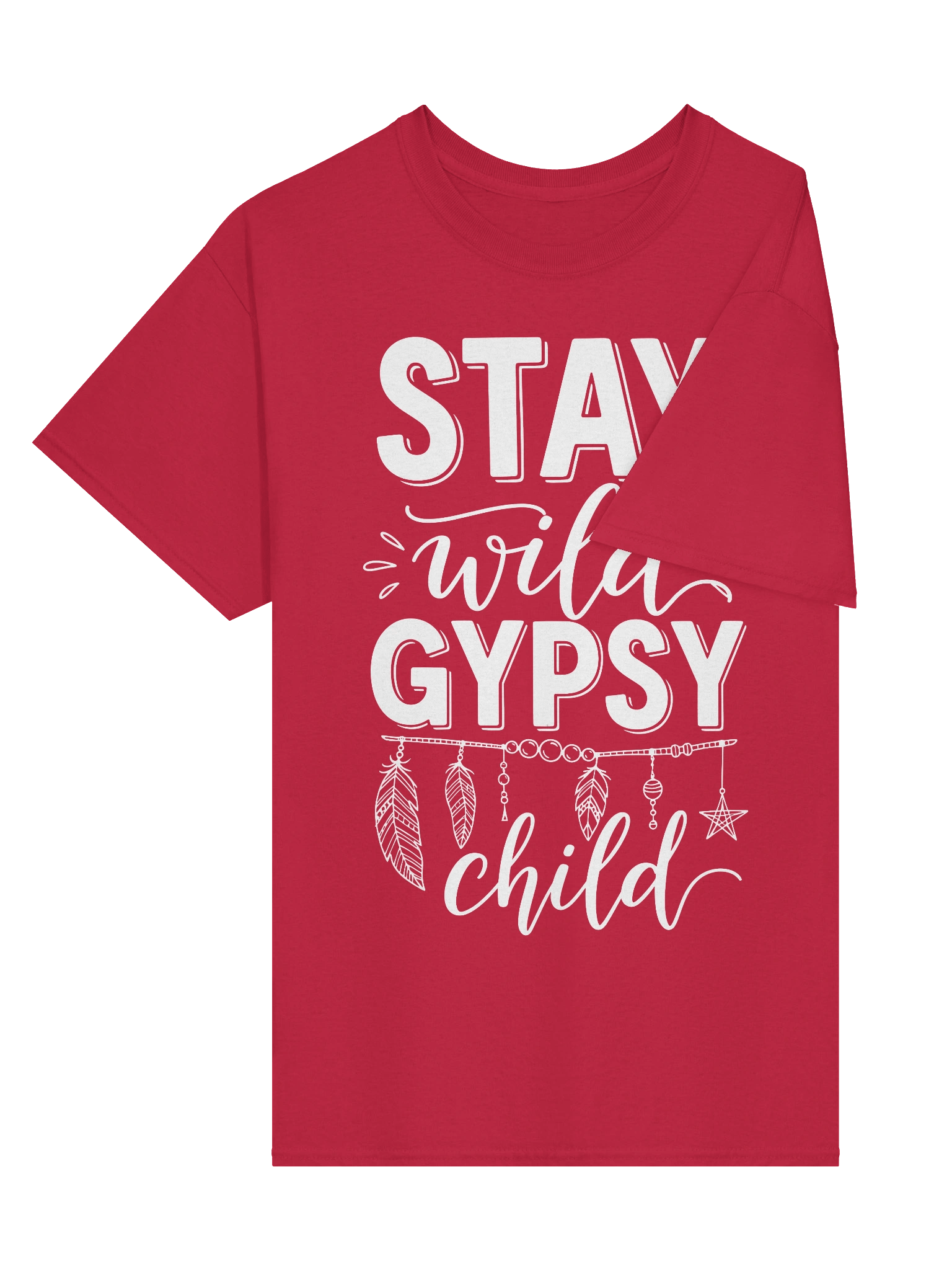Boho Chic 'Stay Wild Gypsy Child' - Tee product image (58)