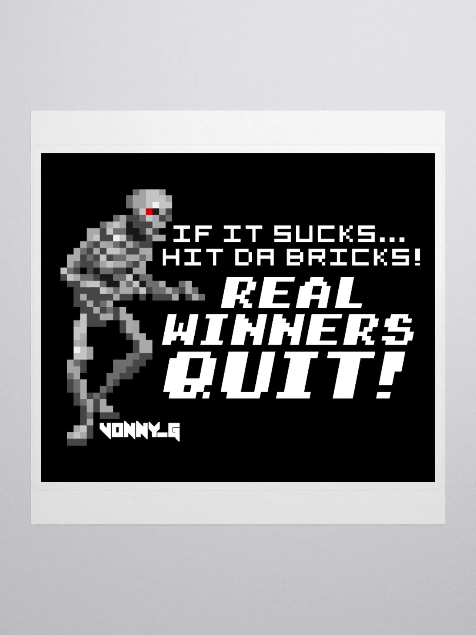 HIT DA BRICKS! Sticker product image (2)