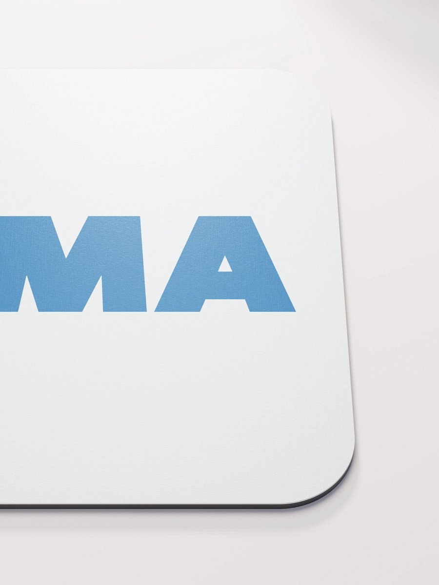 Classic NIRMA Logo Mousepad – Blue on White product image (5)