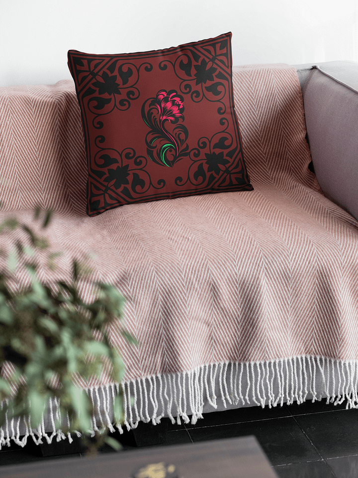 Crimson Paisley Pillow product image (2)