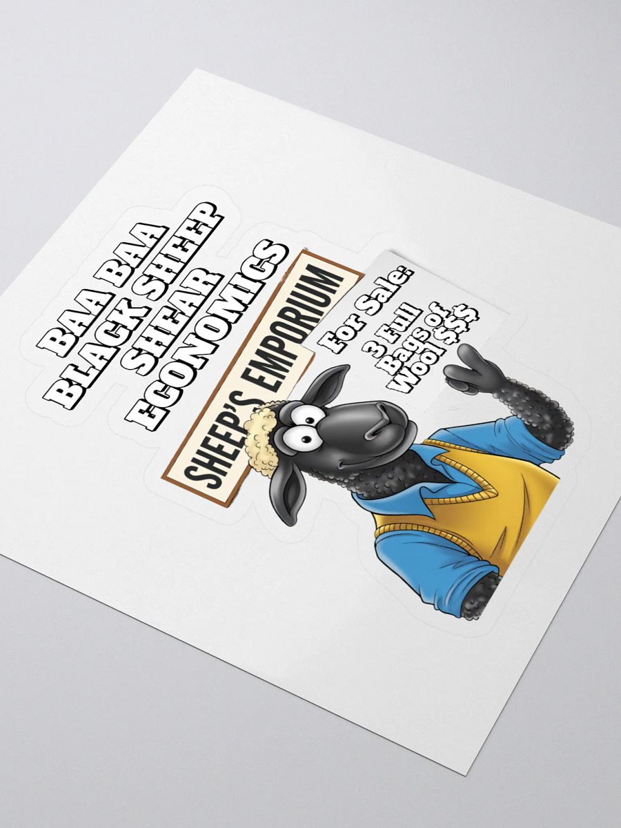 Baa Baa Black Sheep - The Entrepreneur - Funny Sticker product image (3)