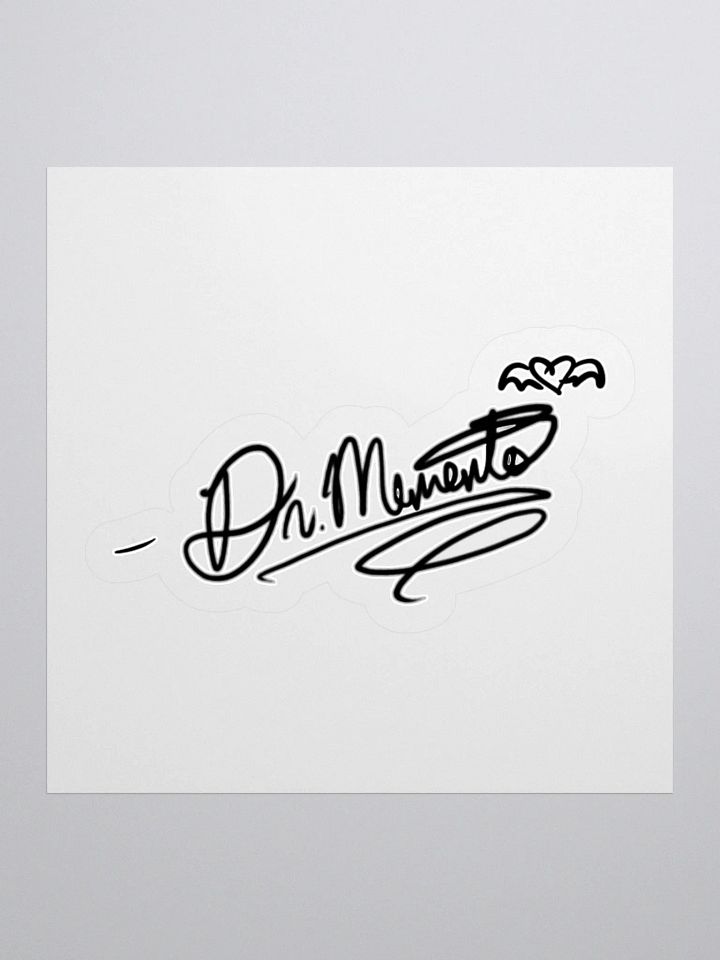Dr. Memento Autograph Sticker product image (3)