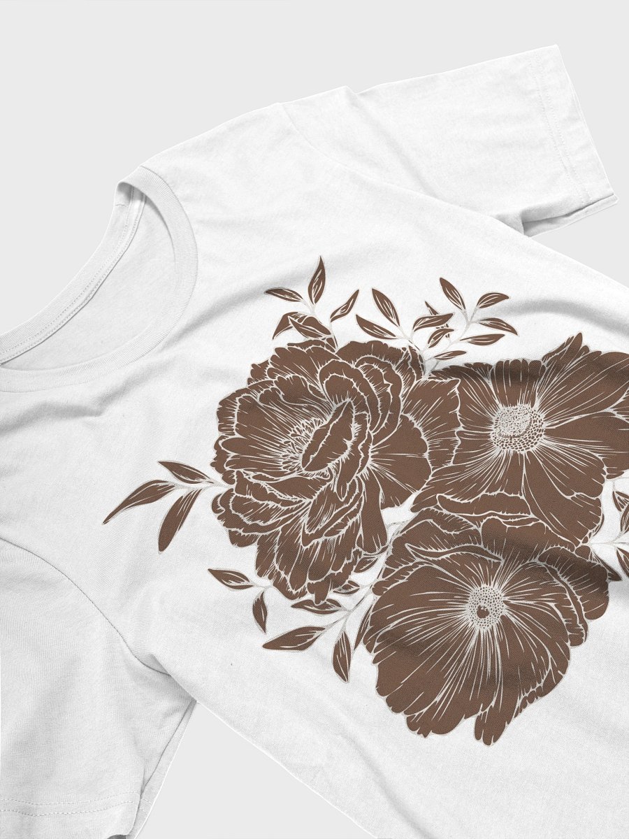Botanical Beauty Brown Floral T-Shirt product image (4)