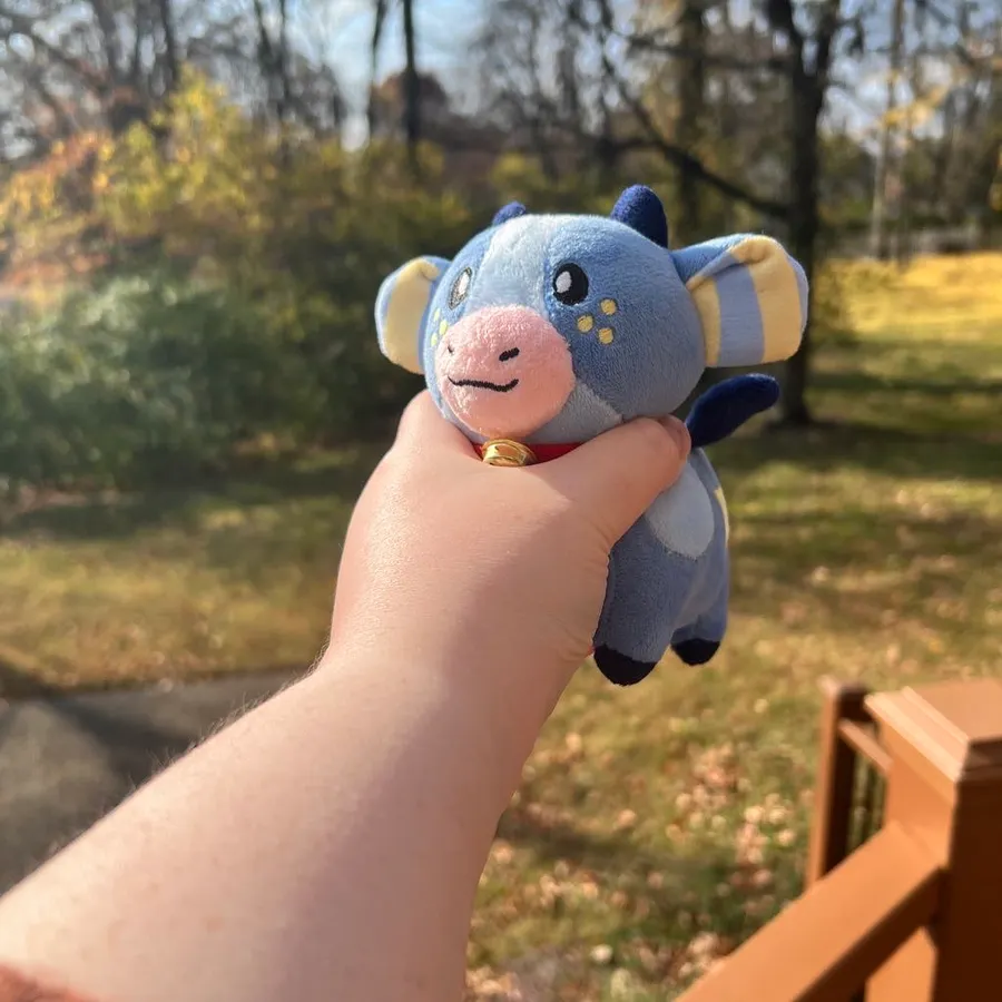 Sky Cow Plush Keychain!! product image (4)