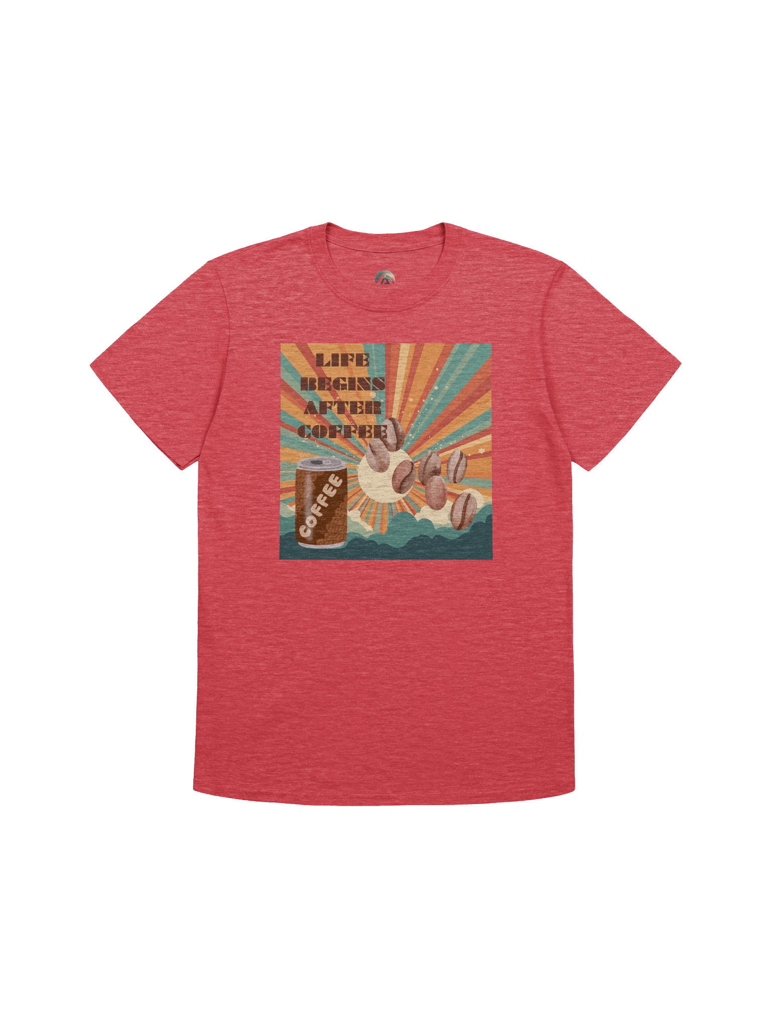 Retro Coffee Sunburst T-Shirt product image (5)