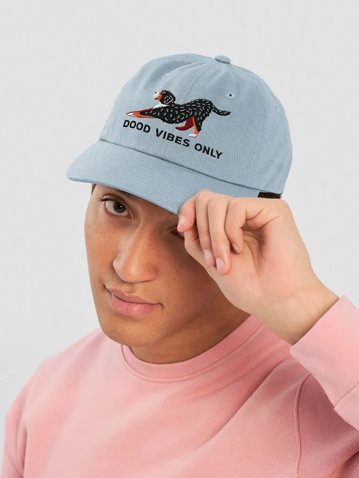 Dood Vibes Only Classic Dad Hat(Embroidered) of a Bernedoodle product image (10)
