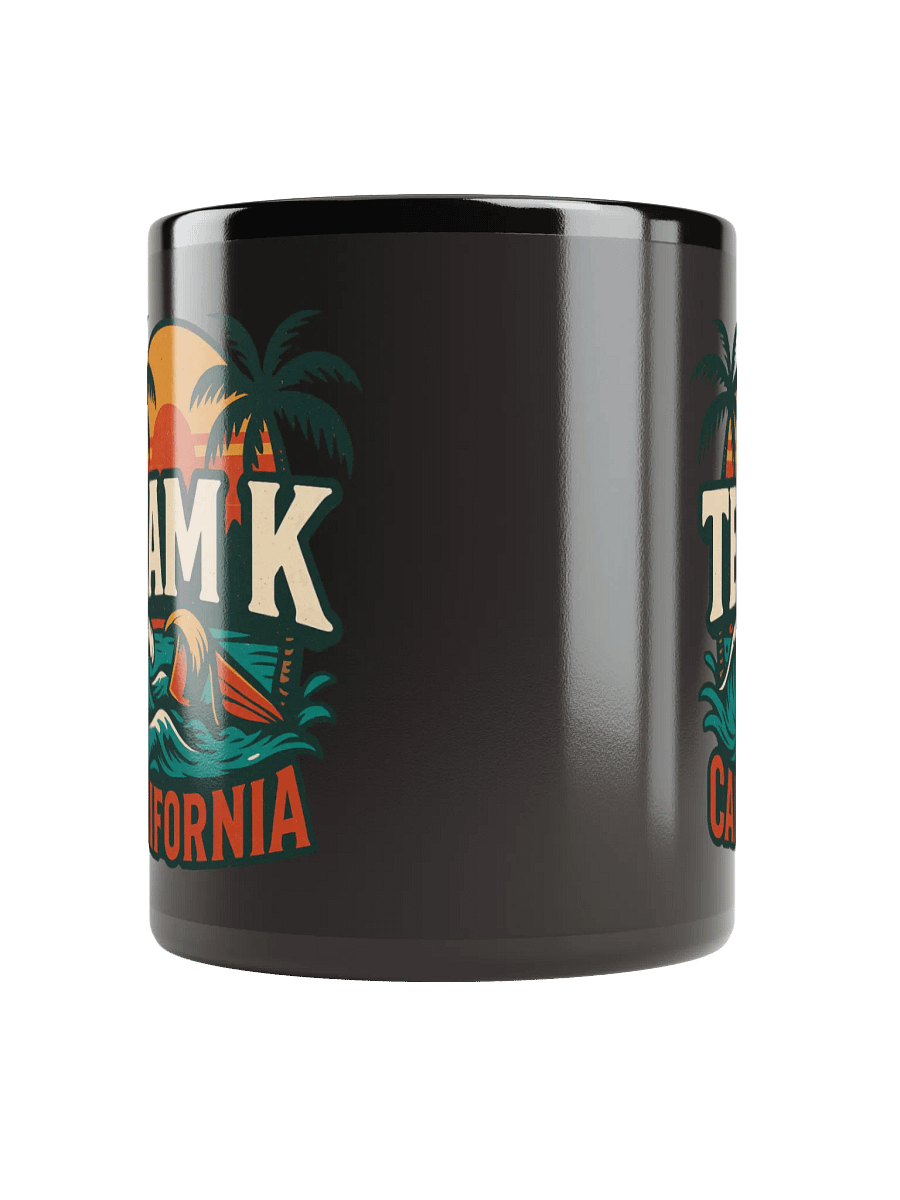 TEAM K CALIFORNIA Black Mug product image (5)