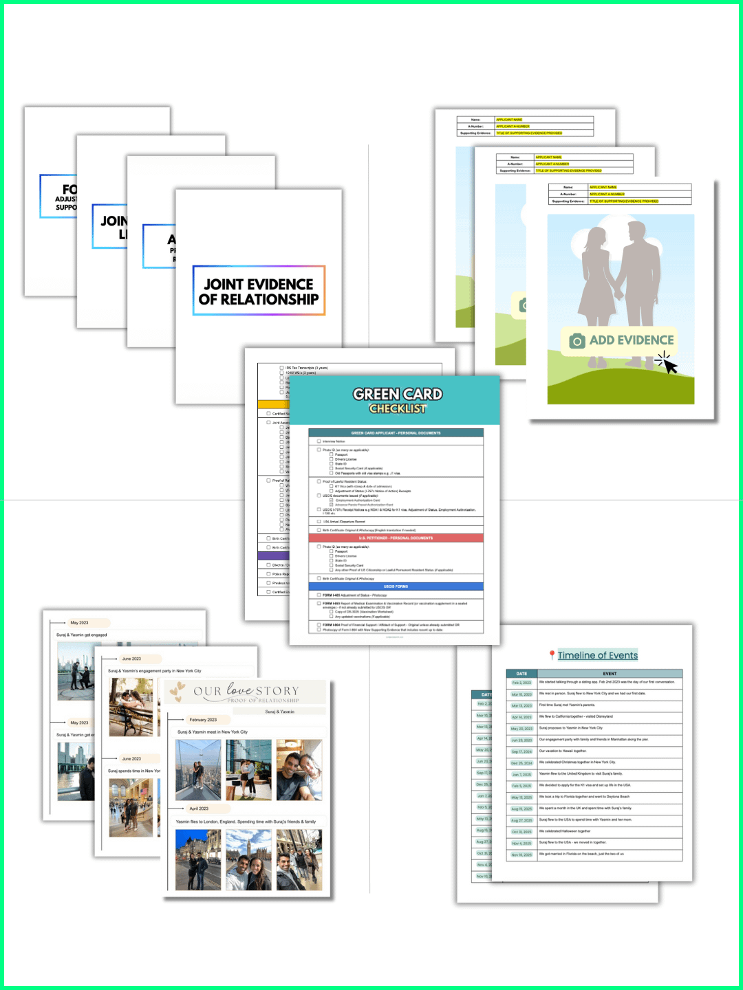 GREEN CARD INTERVIEW PACKET ULTIMATE BUNDLE! product image (1)