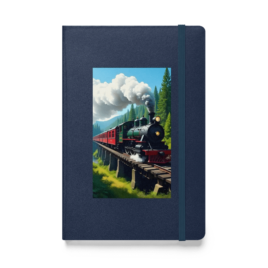 Puffing Billy Railway, Melbourne, Australia HARDCOVER NOTEBOOK. product image (1)