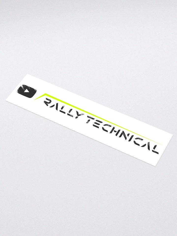 RALLY TECHNICAL Sticker 1 - White product image (1)