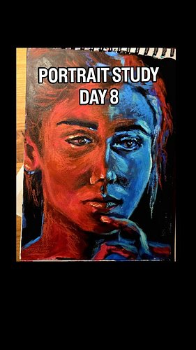 Portrait study on A4 paper
DAY 8
#art
#FRIDAYNIGHT 
#portraitstudy