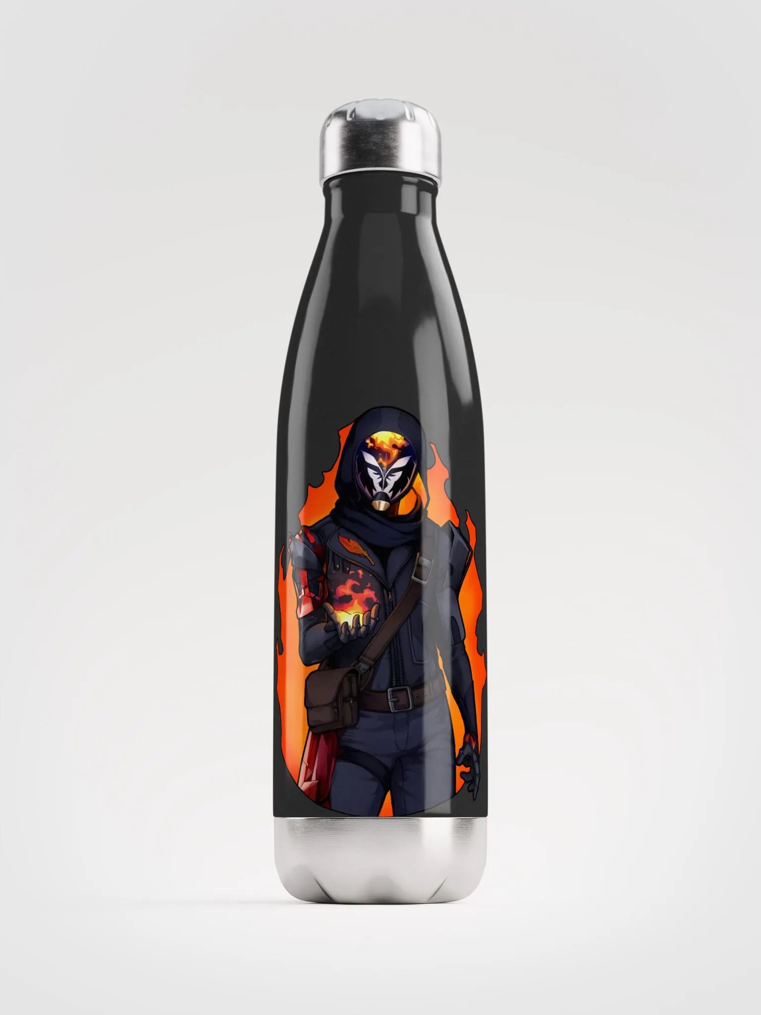 Flame Supernova Stainless Steel Water Bottle product image (2)