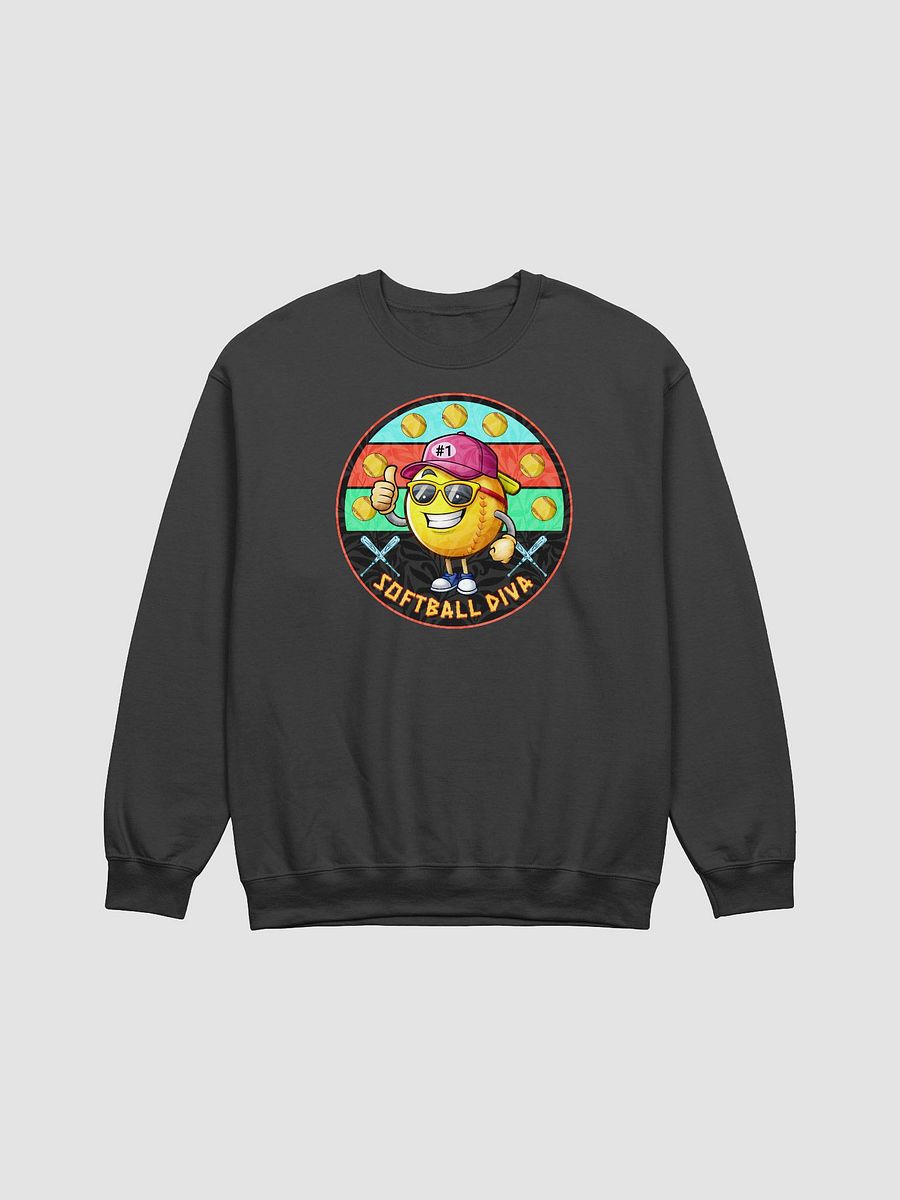 Softball Diva Superstar Thumbs-Up Crewneck product image (1)