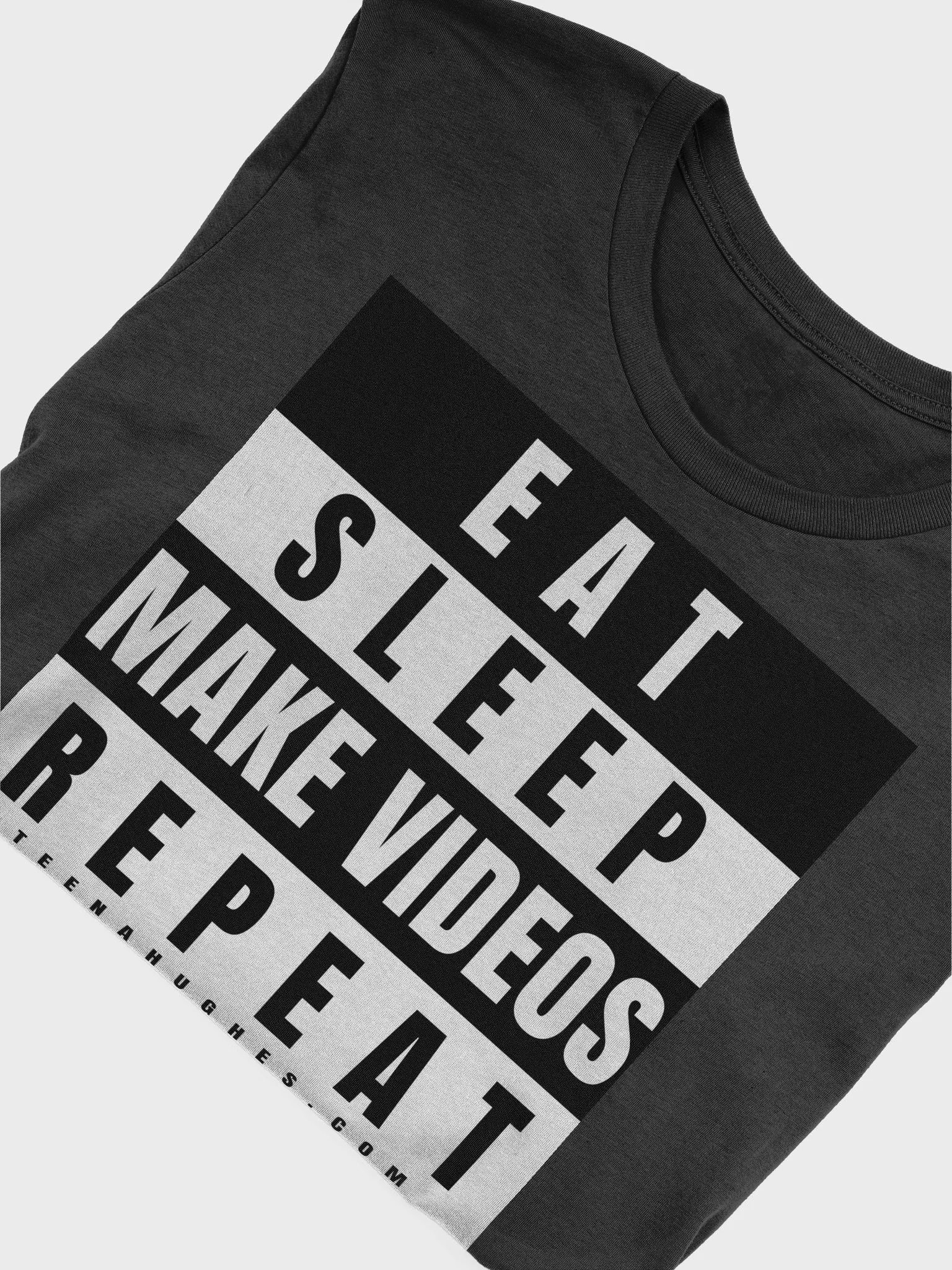 Eat - Sleep - Make Videos - Repeat – Black T-shirt product image (4)