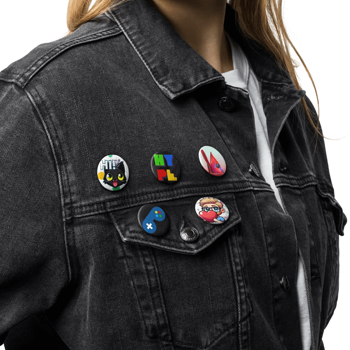 Twitch Emote Pin Buttons Set product image (2)